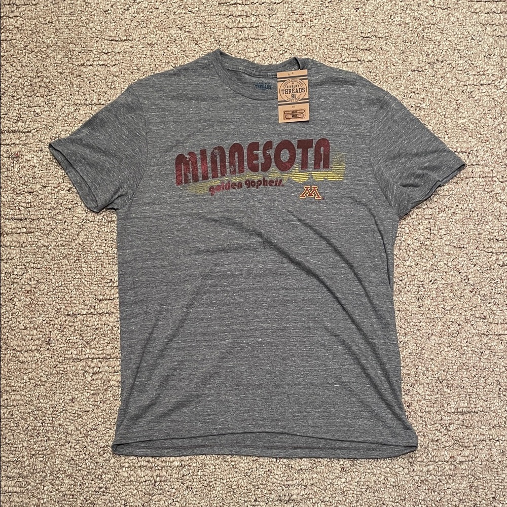 Rivalry Threads Gray Minnesota Tee